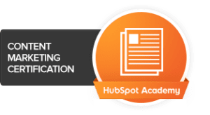 Hubspot Content Marketing Certification